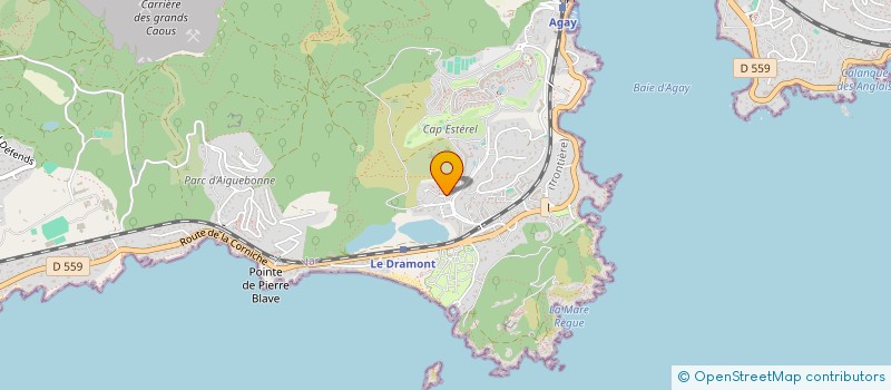localisation de l'entreprise ASS SYND LIBRE CAP ESTEREL à SAINT-RAPHAEL