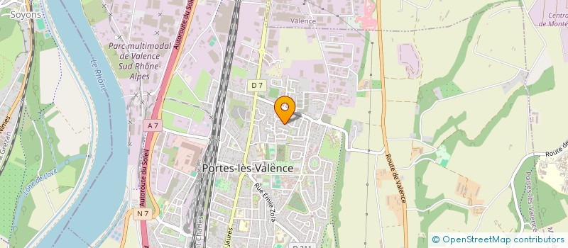 localisation de l'entreprise ASS SYND LIBRE COM PORTES LES VALENCE  PORTES-LES-VALENCE