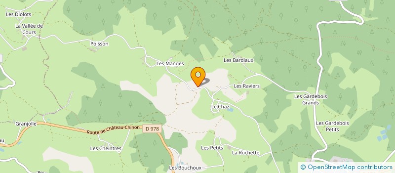 localisation de l'entreprise ASS SYND LIBRE DES EAUX DES TRINQUETS à ARLEUF