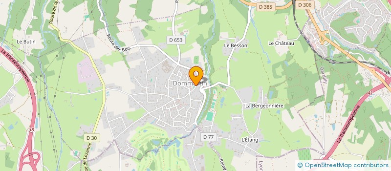 localisation de l'entreprise ASS SYND LIBRE DES VERCHERES  DOMMARTIN