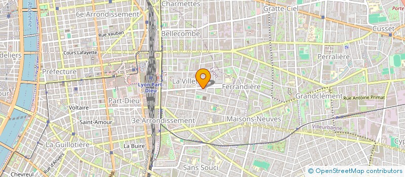 localisation de l'entreprise ASS  SYND LIBRE DU LOT LE BOIS DES COTES  LYON