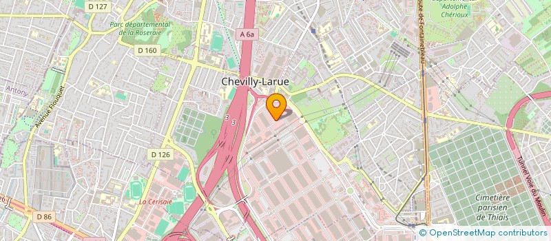 localisation de l'entreprise ASS SYND LIBRE ENS IMMO CHEVILLY LARUE COEUR DE VILLE ILOT ROOSEVELT  CHEVILLY-LARUE