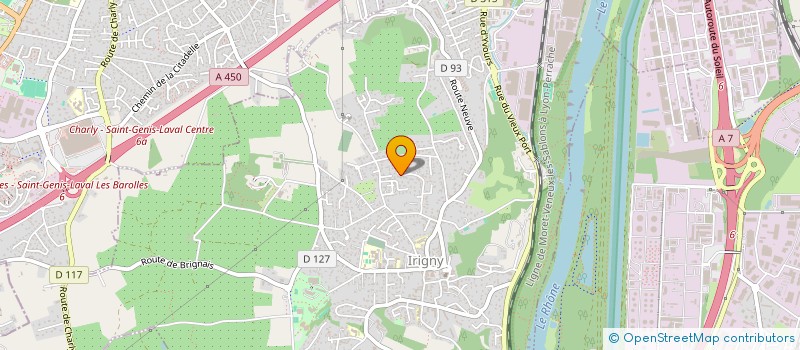 localisation de l'entreprise ASS SYND LIBRE HAMEAU DE GRANGE HAUTE à IRIGNY