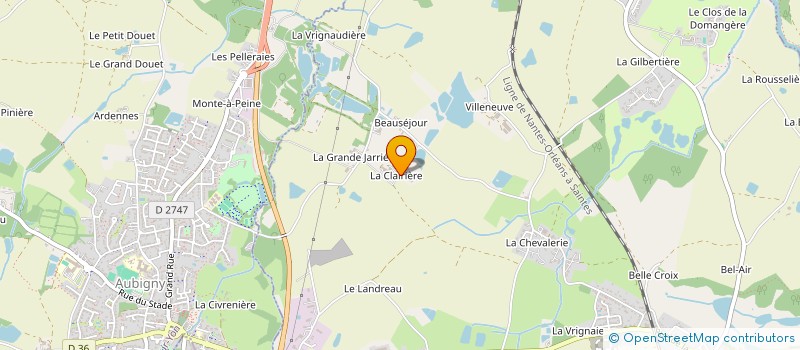 localisation de l'entreprise ASS SYND LIBRE IRRIGATION DE BEAUSEJOUR  NESMY