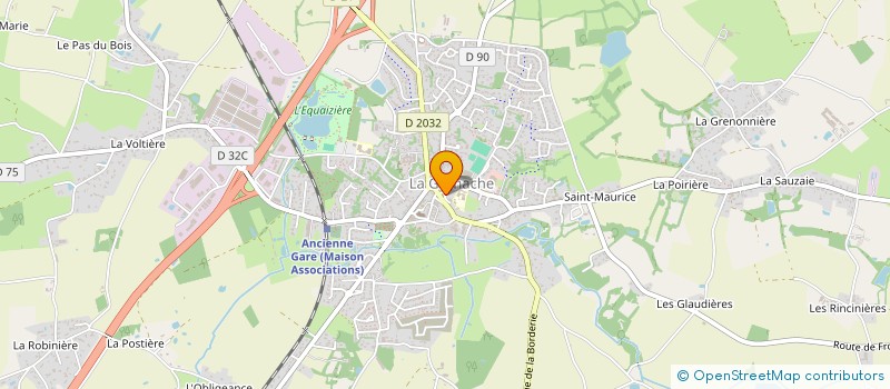 localisation de l'entreprise ASS SYND LIBRE IRRIGATION LA FRATERNELLE  BOIS-DE-CENE