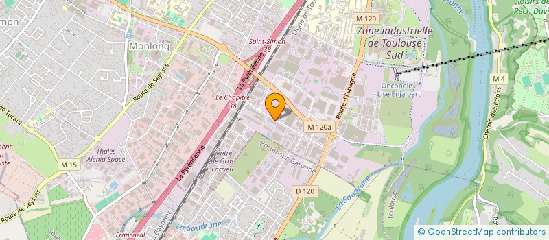 localisation de l'entreprise ASS SYND LIBRE LOT CENTRE DES COMMERCES à TOULOUSE