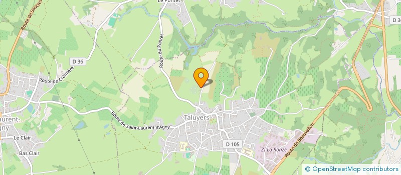 localisation de l'entreprise ASS SYND LIBRE LOT.HERIOLE  SAINT LAURENT D'AGNY