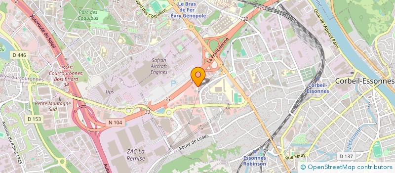 localisation de l'entreprise ASS SYND LIBRE LOTISS PARC COQUIBUS à CORBEIL-ESSONNES