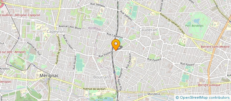 localisation de l'entreprise ASS SYND LIBRE PASTEUR MURAT à BORDEAUX