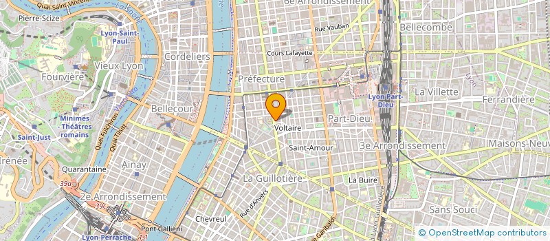 localisation de l'entreprise ASS SYND LIBRE PROPRIET CHESNE-THARABIE  LYON