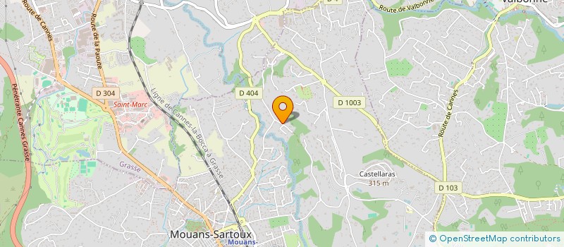 localisation de l'entreprise ASS SYND LIBRE PROPRIETAIRES GIPIERES à MOUANS-SARTOUX