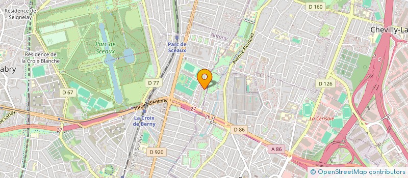 localisation de l'entreprise ASS.SYND. LIBRE SAINT EXUPERY à ANTONY