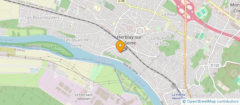 localisation de l'entreprise ASS.SYND. LIBRE VILLA CH.FAUVETY 2 AV CH  HERBLAY-SUR-SEINE