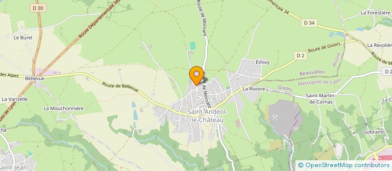 localisation de l'entreprise ASS SYND LOT HAUTS ST ANDEOL  BEAUVALLON