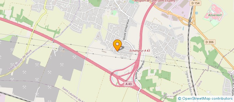 localisation de l'entreprise ASS SYND LOT LE GRAND CLOS  SAINT-LAURENT-DE-MURE