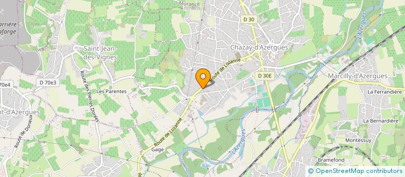 localisation de l'entreprise ASS SYND LOTI BALMES DU MOULIN  LOZANNE