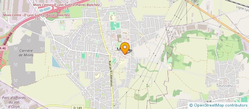 localisation de l'entreprise ASS SYND LOTIS CLOS ST PIERRE  SAINT-PIERRE-DE-CHANDIEU