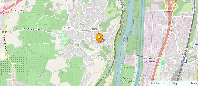 localisation de l'entreprise ASS SYND LOTISSEM LE BLERIOZ à IRIGNY