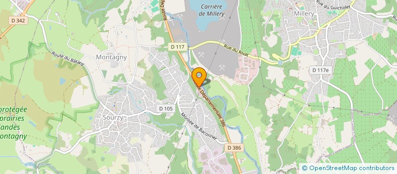 localisation de l'entreprise ASS SYND LOTISSEMENT GARON 1  MONTAGNY