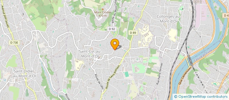 localisation de l'entreprise ASS SYND LOTISSEMENT LA VIGIE  SAINT-CYR-AU-MONT-D'OR