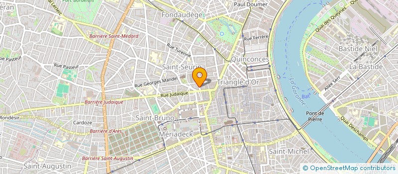 localisation de l'entreprise ASS  SYND PERS BANQ ETS FIN GIRONDE CFDT  BORDEAUX