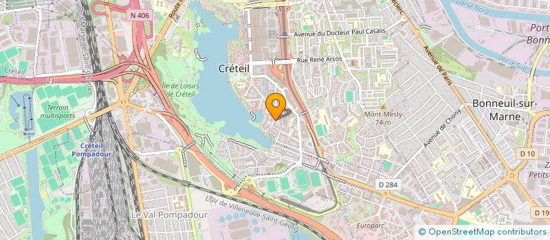 localisation de l'entreprise ASS SYND  PORT GRENADINE  CRETEIL