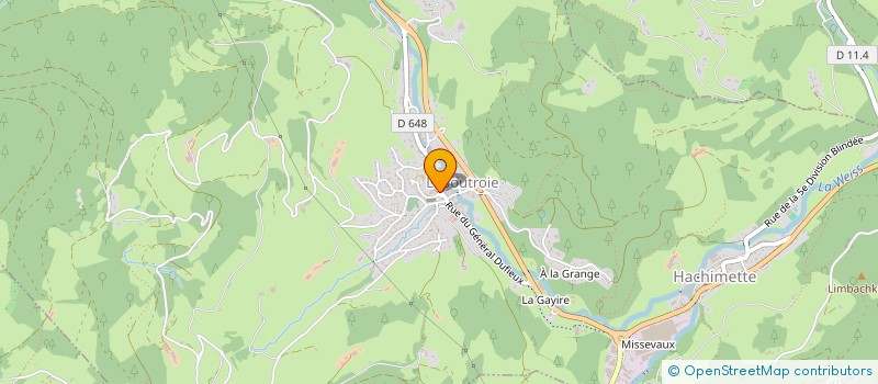 localisation de l'entreprise ASS SYND POUR PISCICULTURE A LAPOUTROIE à LAPOUTROIE