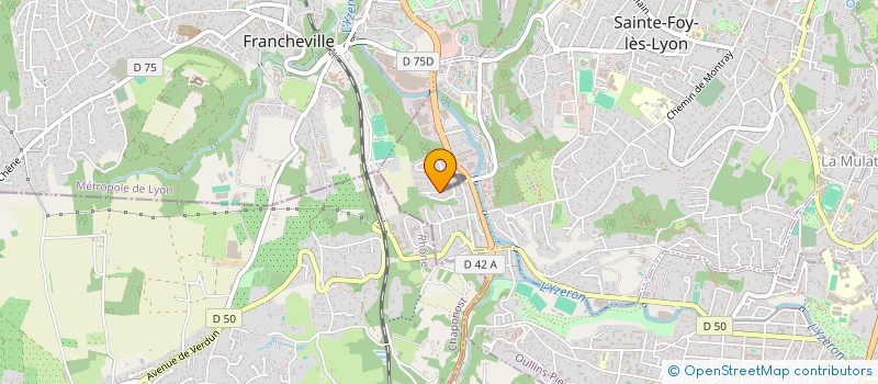 localisation de l'entreprise ASS SYND PROPR LOTIS TAFFIGNON  SAINTE-FOY-LES-LYON