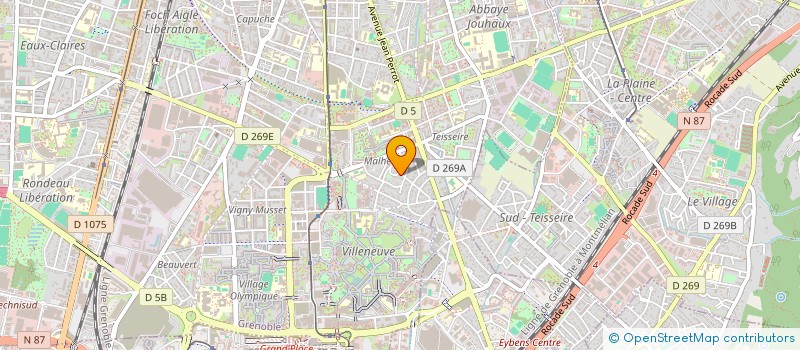 localisation de l'entreprise ASS SYND PROPR QU CAISS EPARGN  GRENOBLE