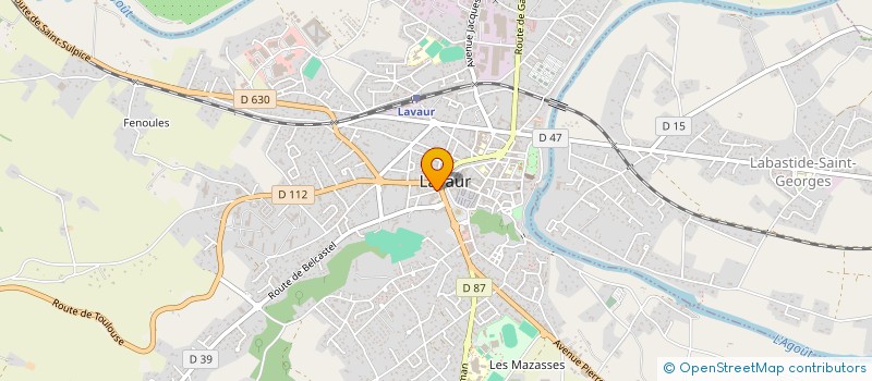 localisation de l'entreprise ASS SYND PROPRI USAGER ZONE INDUSTRIELLE à LAVAUR