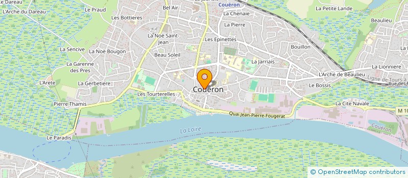 localisation de l'entreprise ASS SYND PROPRIET LOTISSEMENT PONT ARCHE à COUERON