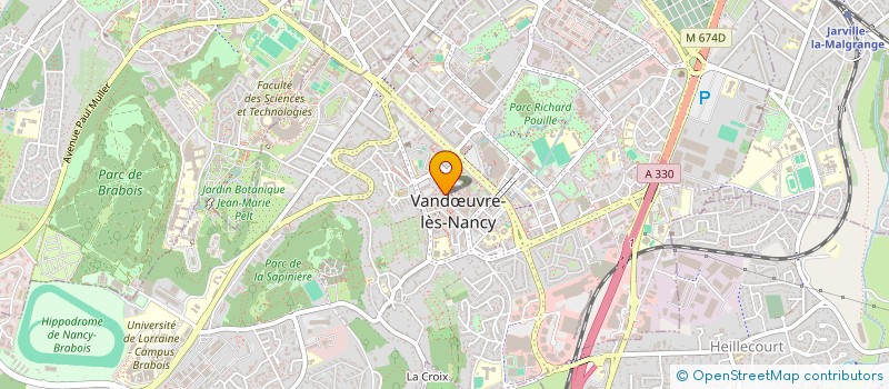 localisation de l'entreprise ASS SYND R STE BARBE VANDOEUVRE LES NANC à VANDŒUVRE-LES-NANCY