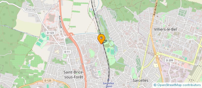 localisation de l'entreprise ASS.SYND.SEC.HAMEAU DU MOULIN 95 ST BRIC  SAINT-BRICE-SOUS-FORET