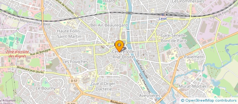 localisation de l'entreprise ASS SYND SNEC MAYENNE à LAVAL