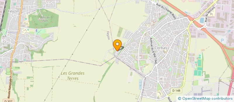 localisation de l'entreprise ASS SYND VALCORBAS TREILLES  CORBAS