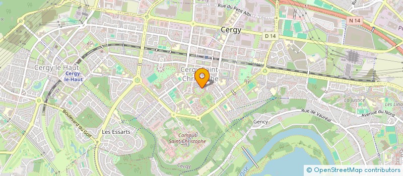 localisation de l'entreprise ASS SYNDI LIBRE BELVEDERE I BELVEDERE II  CERGY