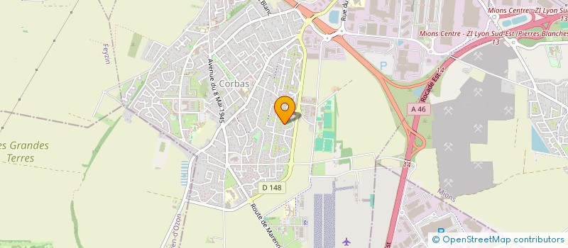 localisation de l'entreprise ASS SYNDIC BRUYERES à CORBAS