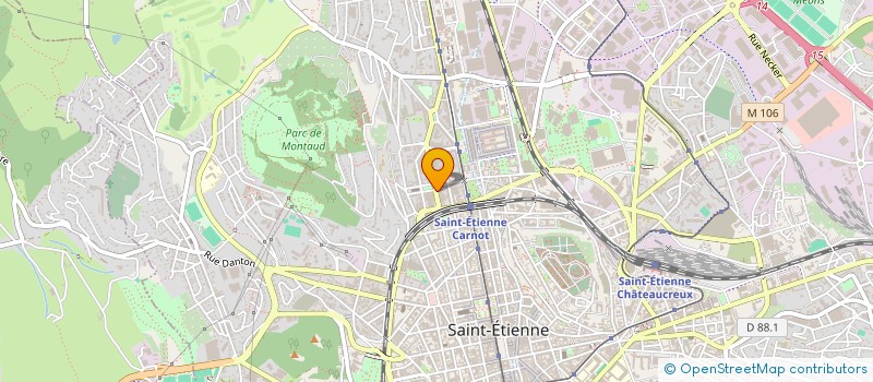 localisation de l'entreprise ASS SYNDIC COPRO 14 BD ALBERT 1ER  SAINT-ETIENNE