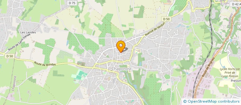 localisation de l'entreprise ASS SYNDIC DOMAINE CHARMASSIN  CHAPONOST