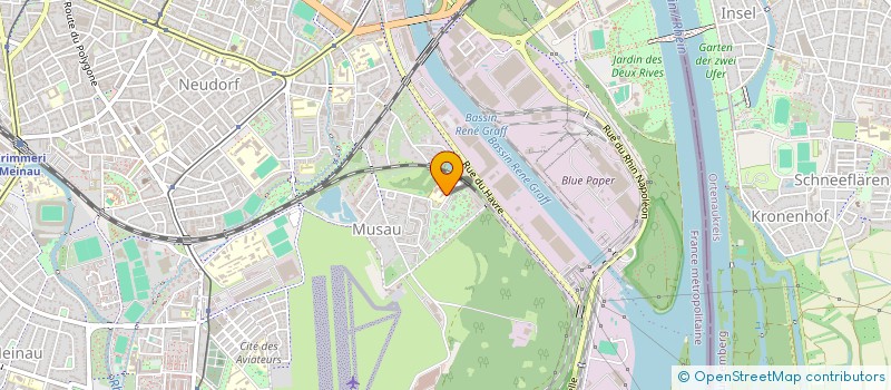 localisation de l'entreprise ASS SYNDIC JARDINS NEUDORF à STRASBOURG