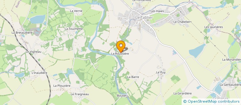 localisation de l'entreprise ASS SYNDIC LIBRE IRRIGAT LES RIBARDIERES  LE TABLIER