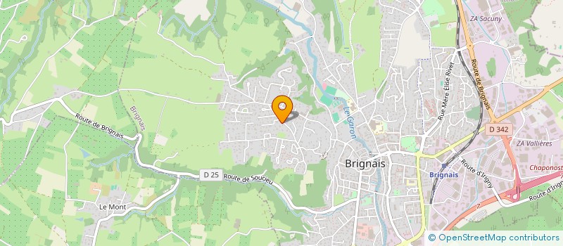 localisation de l'entreprise ASS SYNDIC LIBRE LOT LA TOUR à BRIGNAIS