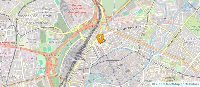 localisation de l'entreprise ASS SYNDIC LIBRE RESIDENCE LES JARDINS à STRASBOURG