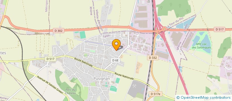 localisation de l'entreprise ASS SYNDIC LOTISSEMENT LES CAPUCINES  PUSIGNAN