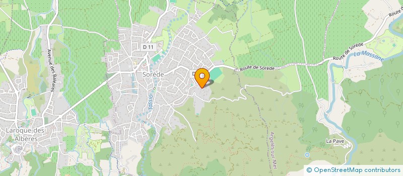 localisation de l'entreprise ASS SYNDIC RESIDENCES D'EL ROST SOREDE  SOREDE