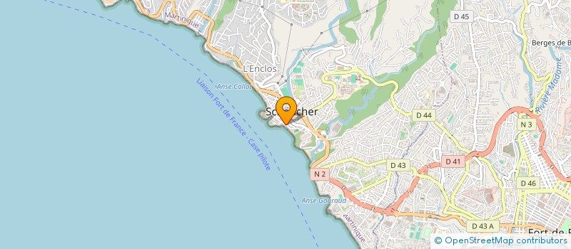 localisation de l'entreprise ASS SYNDICALE AUTORISEE CASE NAVIRE  SCHOELCHER