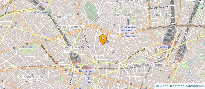 localisation de l'entreprise ASS SYNDICALE AUTORISEE CITE PIGALLE  PARIS