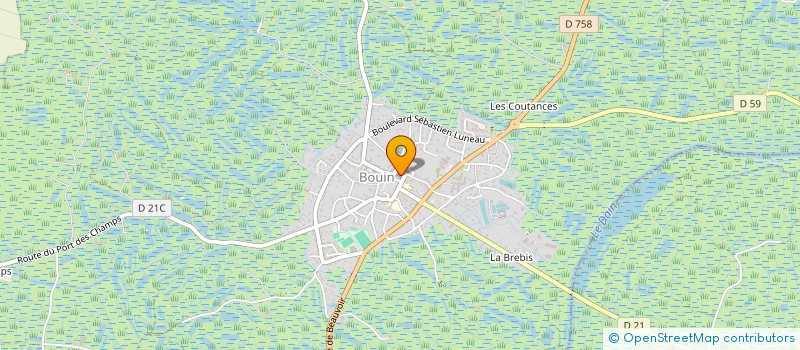 localisation de l'entreprise ASS SYNDICALE AUTORISEE DES CHAMPS 2  BOUIN