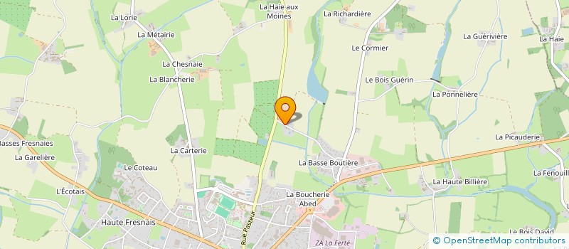 localisation de l'entreprise ASS SYNDICALE AUTORISEE LES GENETS à LOIREAUXENCE