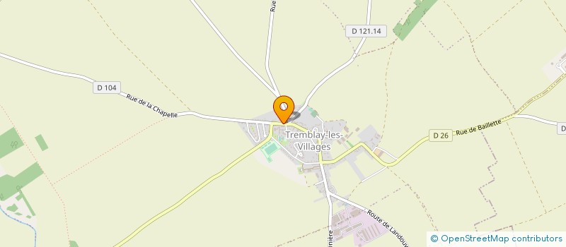 localisation de l'entreprise ASS SYNDICALE DE DRAINAGE DE CHENE CHENU à TREMBLAY-LES-VILLAGES